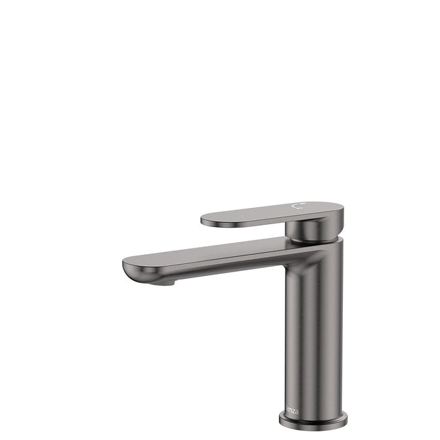 Empire Slim Cold Start Basin Mixer in Gun Metal