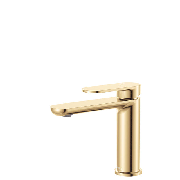Empire Slim Cold Start Basin Mixer in Urban Brass