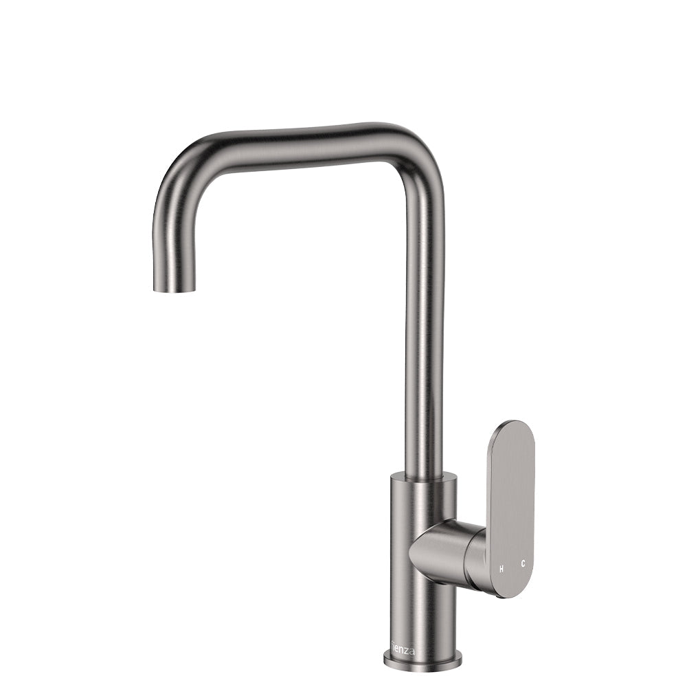 Empire Slim Sink Mixer in Gun Metal
