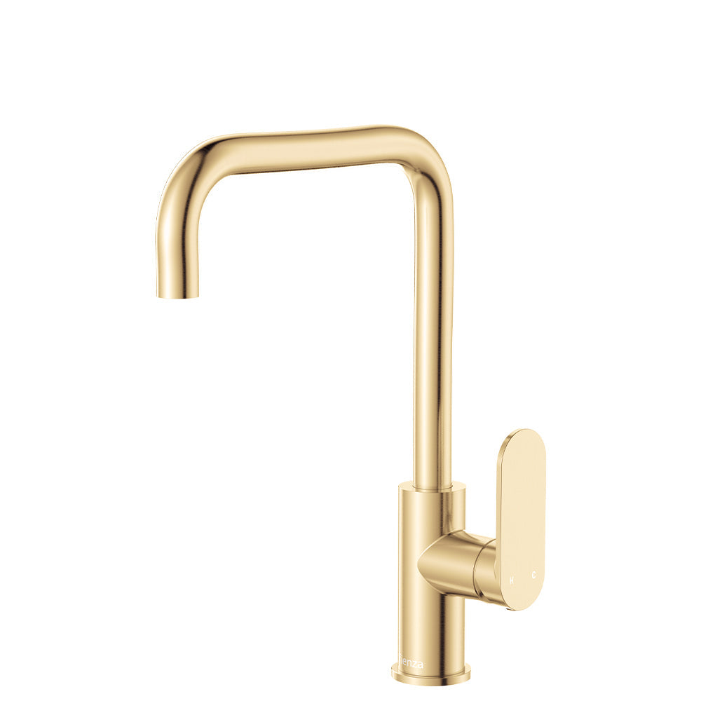 Empire Slim Sink Mixer in Urban Brass