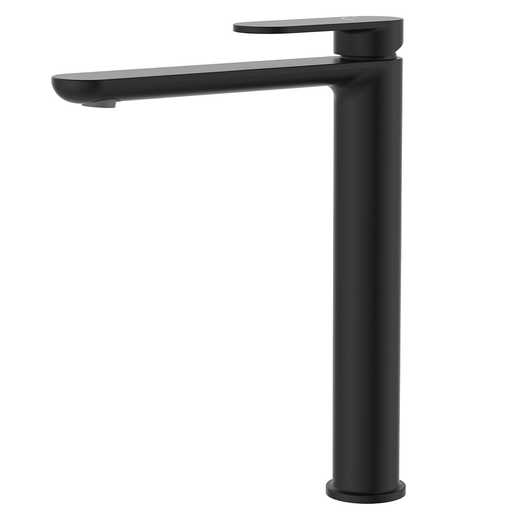 Empire Slim Cold Start Tall Basin Mixer in Matte Black