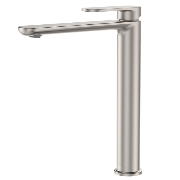 Empire Slim Cold Start Tall Basin Mixer in Brushed Nickel