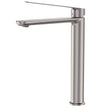Empire Care Cold Start Tall Basin Mixer in Brushed Nickel