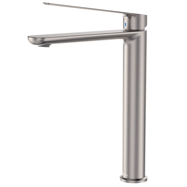 Empire Care Cold Start Tall Basin Mixer in Brushed Nickel