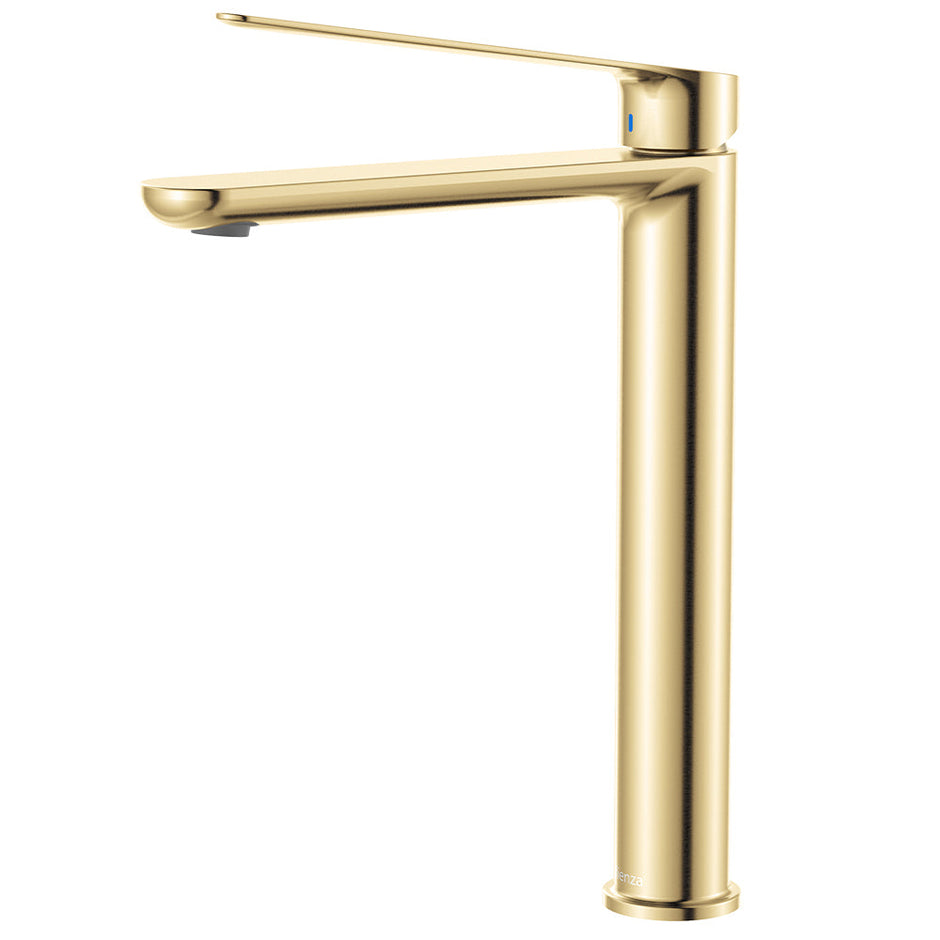 Empire Care Cold Start Tall Basin Mixer in Urban Brass