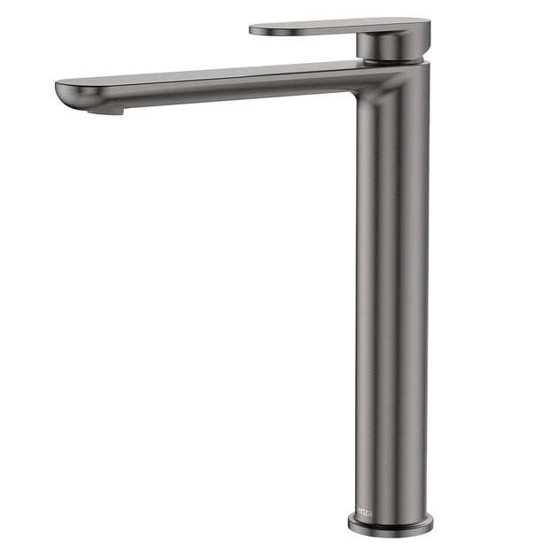 Empire Slim Cold Start Tall Basin Mixer in Gun Metal