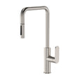 Empire Slim Pull-Out Sink Mixer in Brushed Nickel