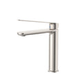 Empire Care Cold Start Medium Basin Mixer in Brushed Nickel