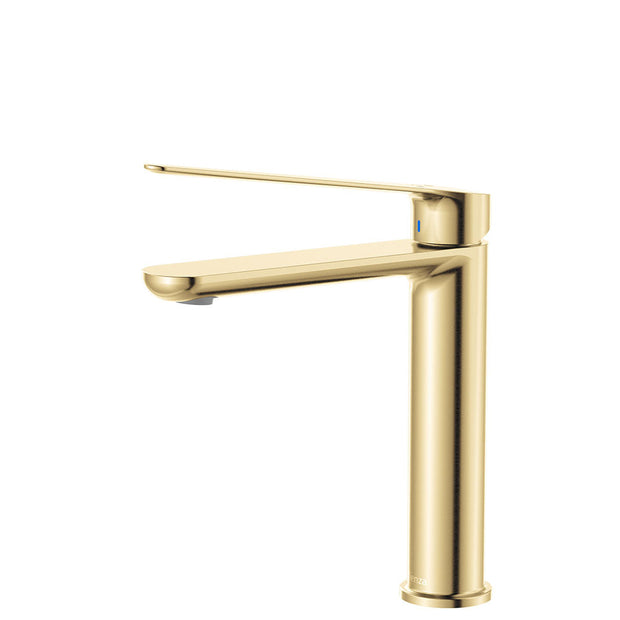 Empire Care Cold Start Medium Basin Mixer in Urban Brass