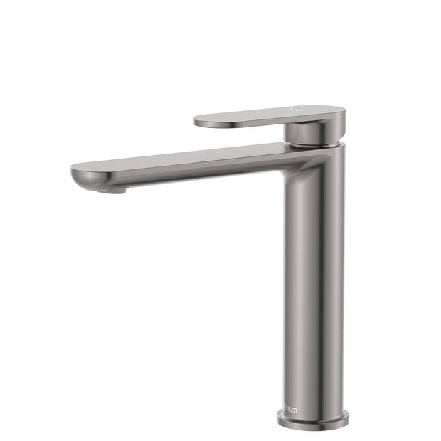 Empire Slim Cold Start Medium Basin Mixer in Gun Metal