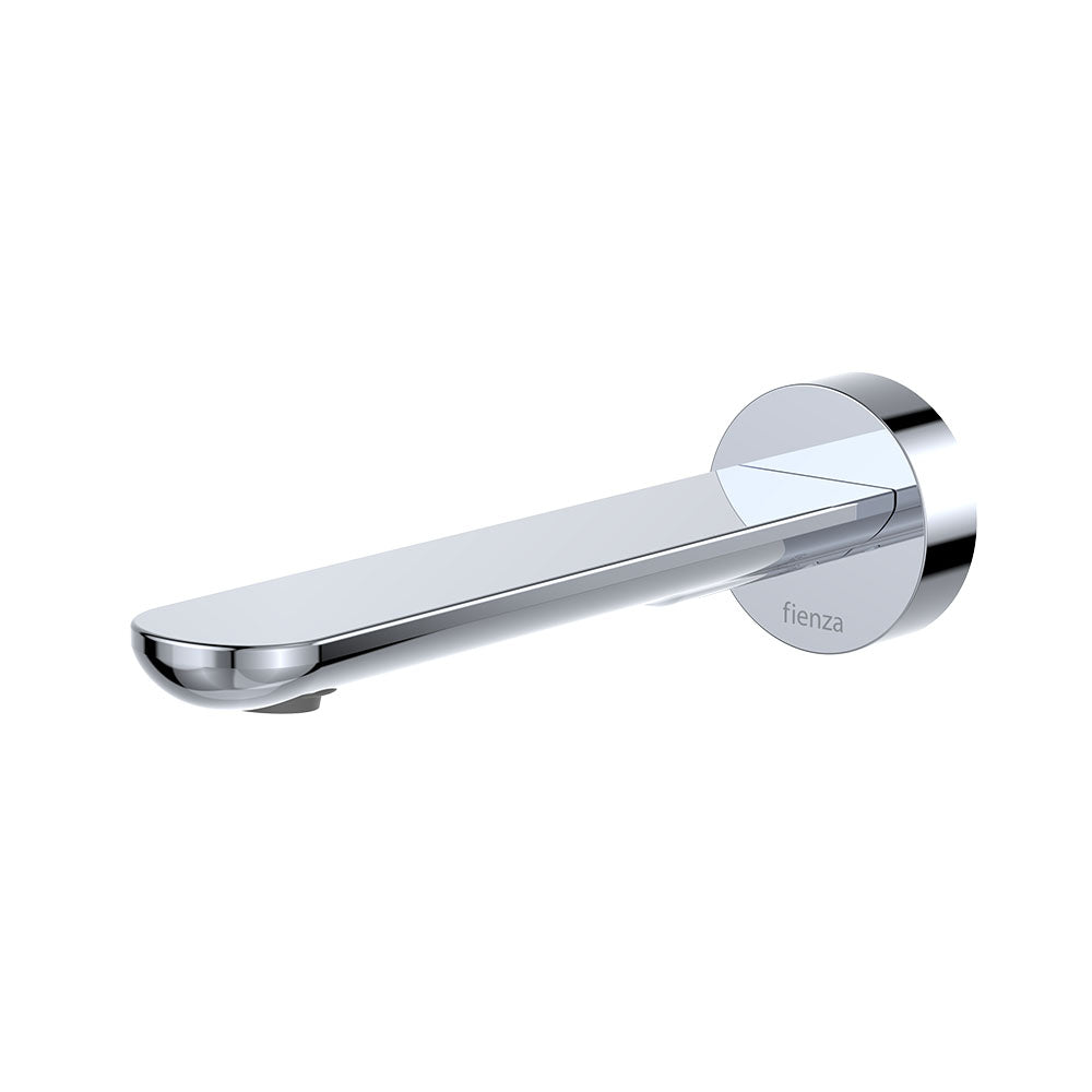 Empire Slim Basin/Bath Outlet, Round Plate, 180mm in Chrome