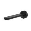 Empire Slim Basin/Bath Outlet, Round Plate, 180mm in Matte Black