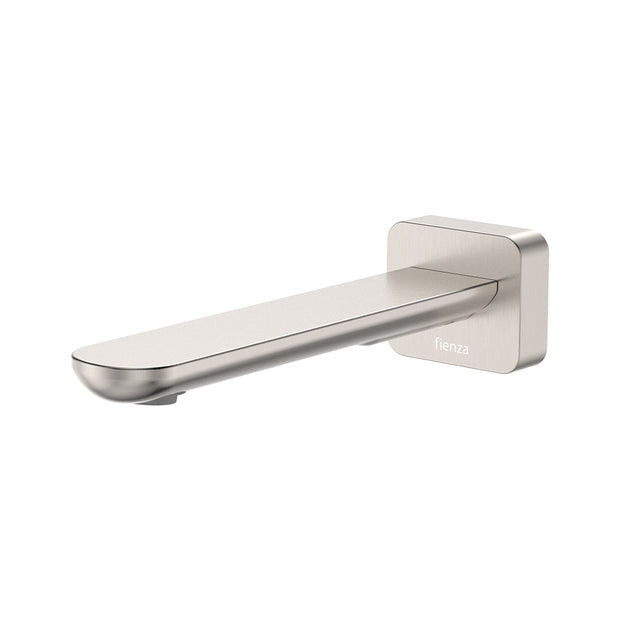 Fienza Empire Slim Basin/Bath Outlet, Square Plate, 180mm bath spout