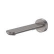 Empire Slim Basin/Bath Outlet, Round Plate, 180mm in Gun Metal