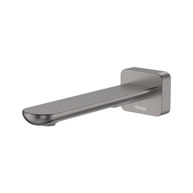 Fienza Empire Slim Basin/Bath Outlet, Square Plate, 180mm bath spout