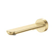 Empire Slim Basin/Bath Outlet, Round Plate, 180mm in Urban Brass