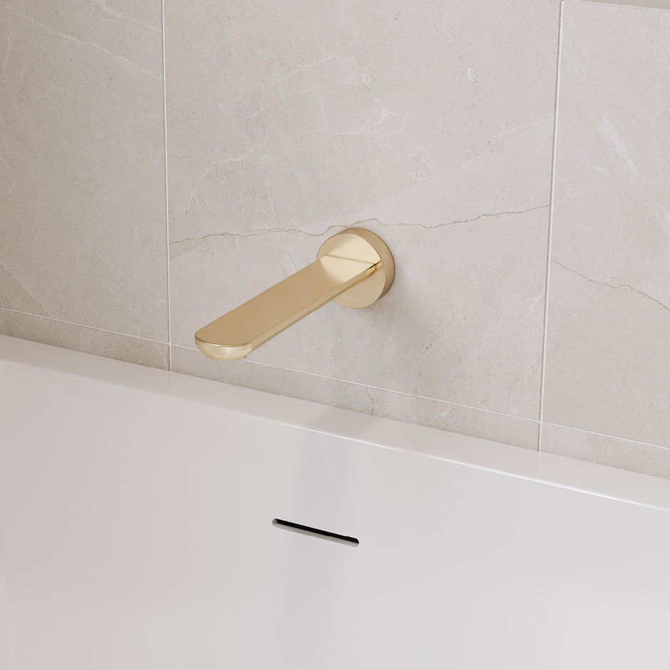 Empire Slim Basin/Bath Outlet, Round Plate, 180mm