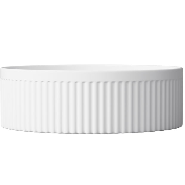 Oxford Round 395x395x120 Gloss White Basin