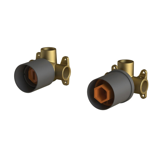 SwitchMix Shower / Bath Diverter Mixer Rough-In Kit with Flexible Button