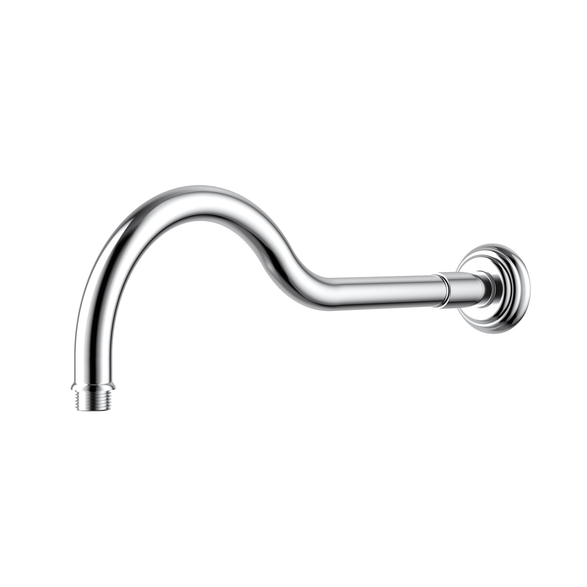 Ikon Clasico Shower Arm Horizontal 400mm in Chrome
