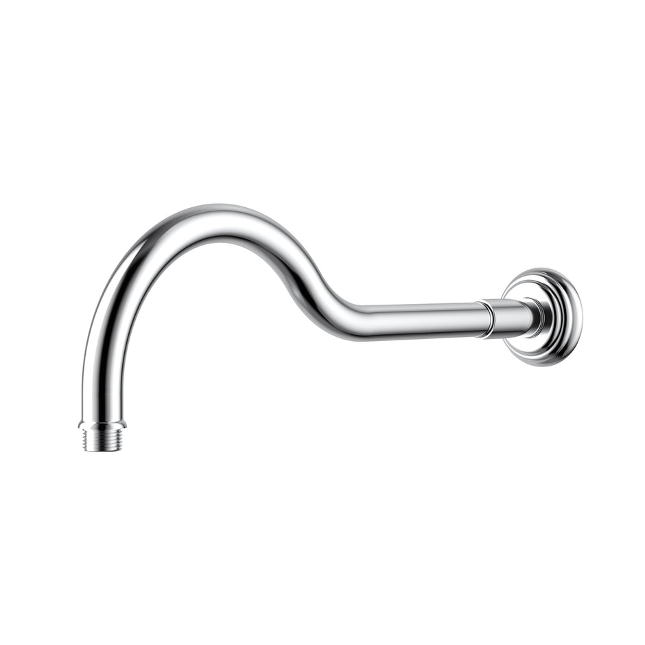 Ikon Clasico Shower Arm Horizontal 400mm in Chrome