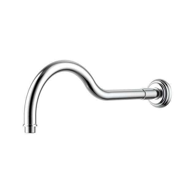 Ikon Clasico Shower Arm Horizontal 400mm in Chrome