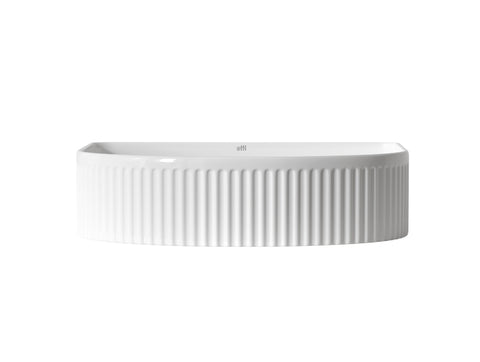 Otti Archie 415x365x100 Gloss White Fluted Basin