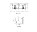 Aulic Savio Wall Hung 1500mm wall hung vanity
