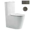 Zenmo Exon Toilet Suite in Gun Metal