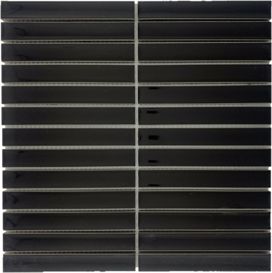 CONCAVE BLACK GLOSS STACK XCST322 CHIP SIZE 20X145X8MM SHEET SIZE 299X296 - CONCAVE BLACK STACK GLOSS -03