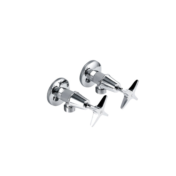 Zenmo Sea Star Washing Machine Stops Pair in Chrome