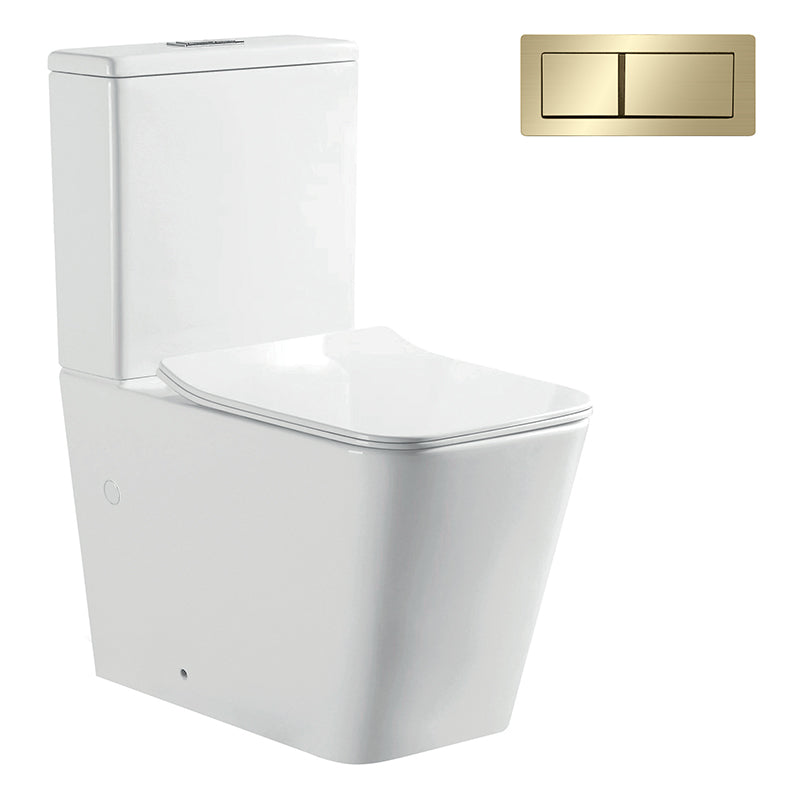 Zenmo Acqua-II Toilet Suite in Brushed Brass