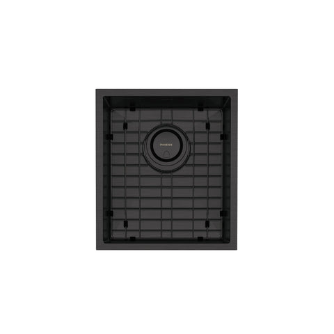 Phoenix 4000 Series Single Bowl Sink, Brushed Carbon undermount basin