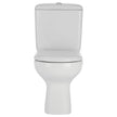 RAK Liwa White Close-Coupled Toilet Suite, Alpine White with S-Trap 240