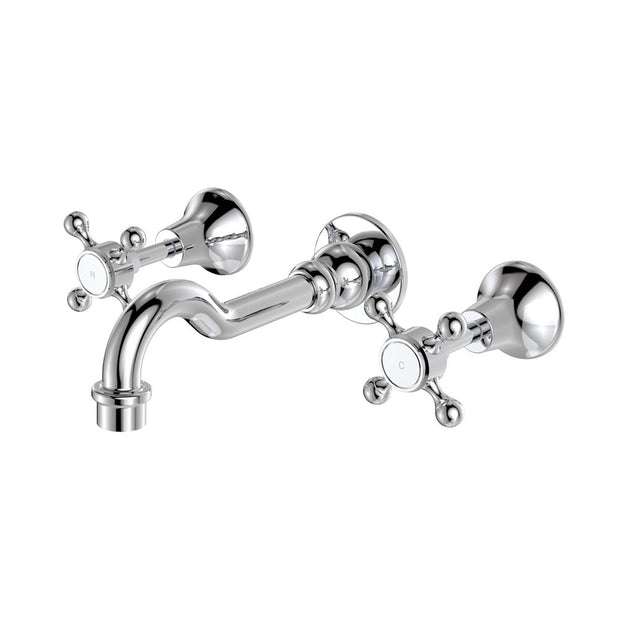 Lillian Basin/Bath Wall Set in Chrome
