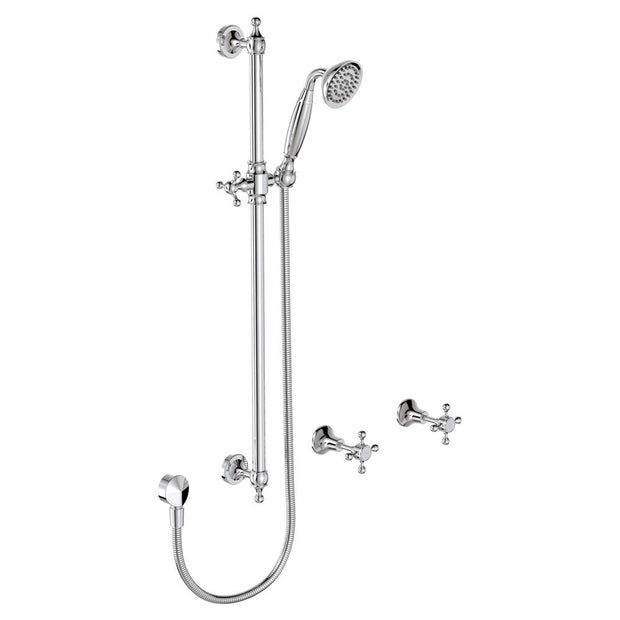 Lillian Rail Shower Set in Chrome