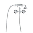 Lillian Exposed Bath Tap Set with Hand Shower