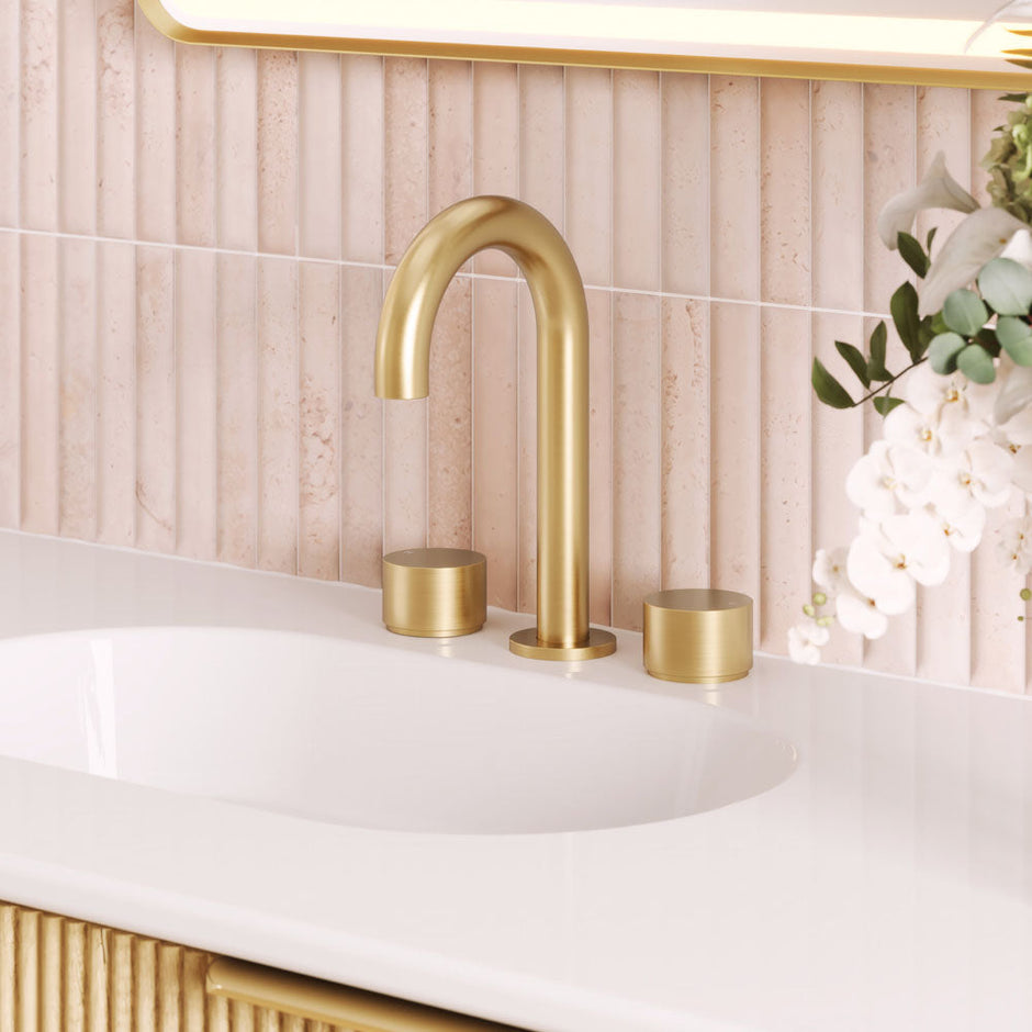 Kaya Round Hob Set, Round Taps