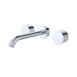 Fienza Kaya Wall Set, Round Taps, 180mm Outlet