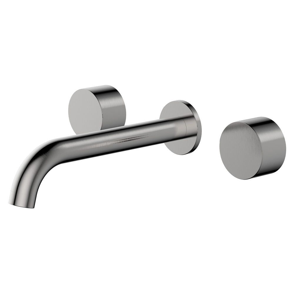 Fienza Kaya Wall Set, Round Taps, 180mm Outlet