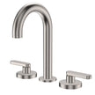 Kaya Round Hob Set, Lever Taps in Brushed Nickel