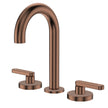 Kaya Round Hob Set, Lever Taps in Brushed Copper