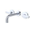 Kaya Wall Set, Lever Taps, 130mm in Chrome