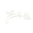 Kaya Wall Set, Lever Taps, 130mm in Matte White