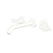 Kaya Wall Set, Lever Taps, 180mm in Matte White