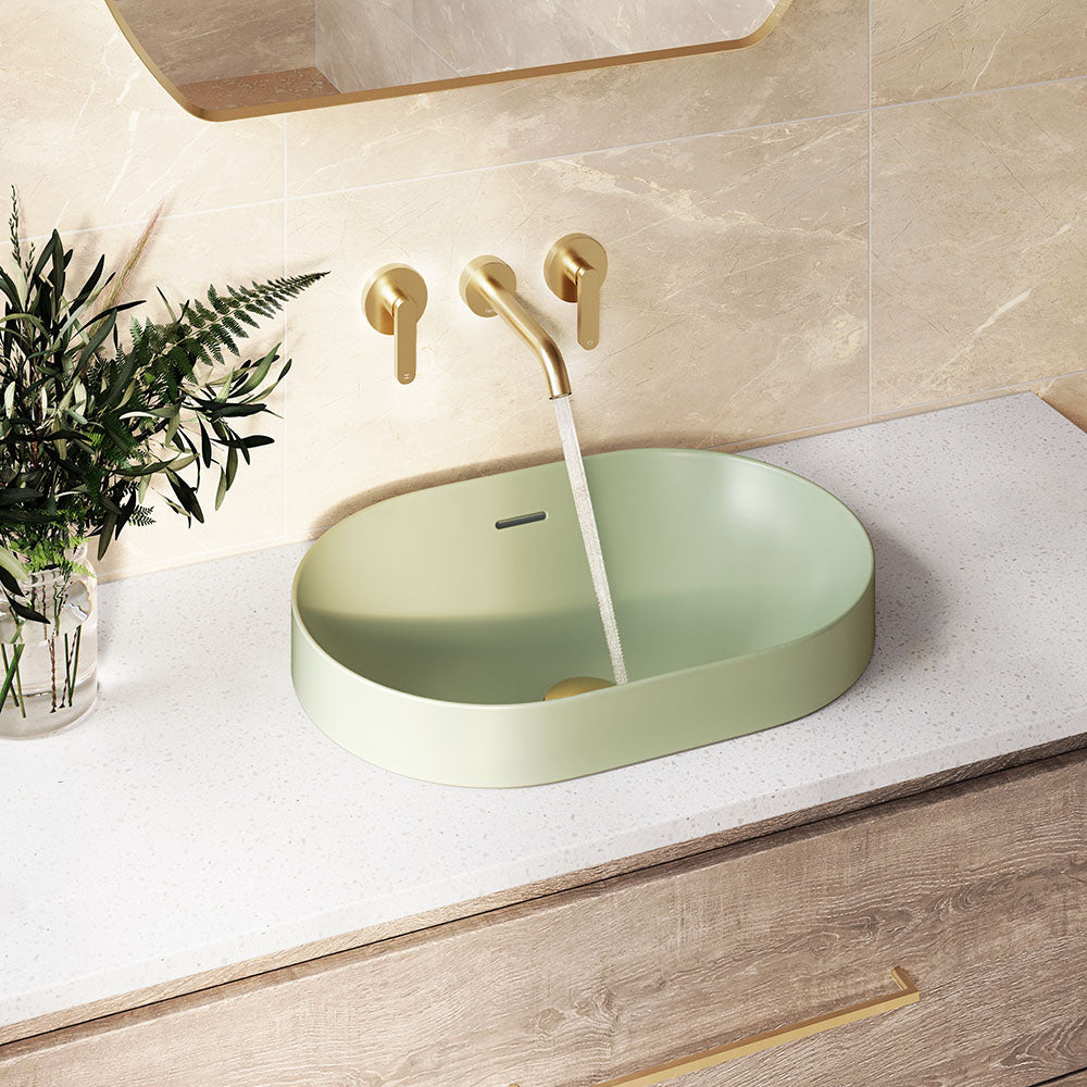Kaya Wall Set, Lever Taps, 180mm