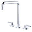 Kaya Squareline Hob Set, Lever Taps in Chrome