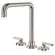 Kaya Squareline Hob Set, Lever Taps in Brushed Nickel