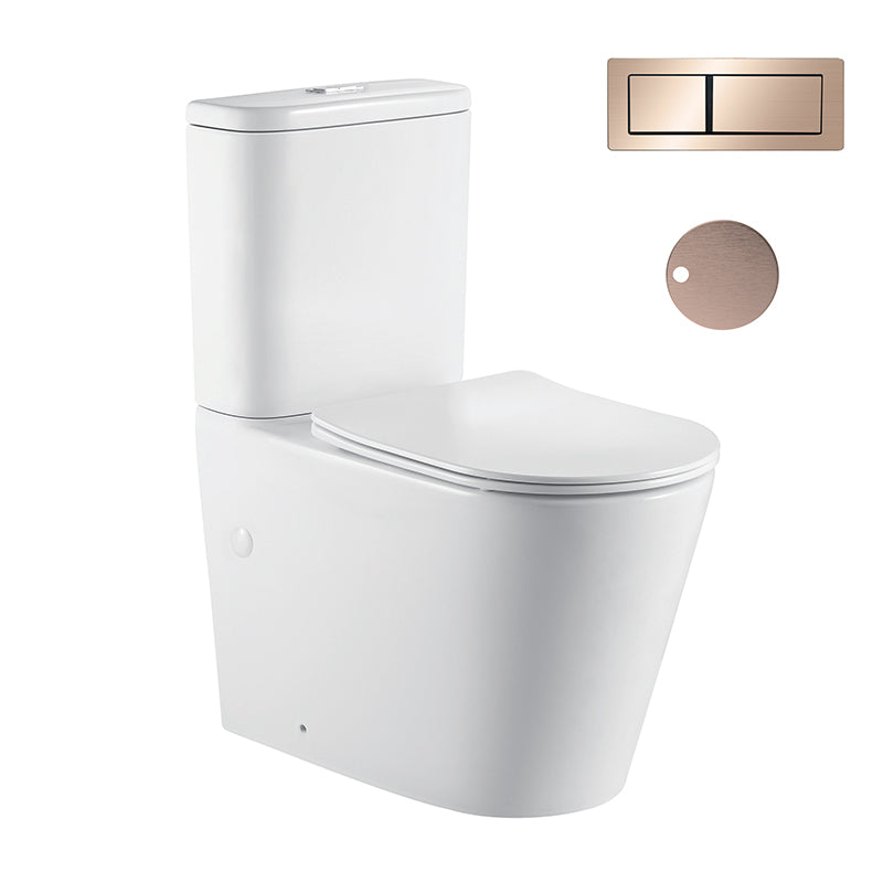 Zenmo Jamie-II Toilet Suite in Champagne Copper