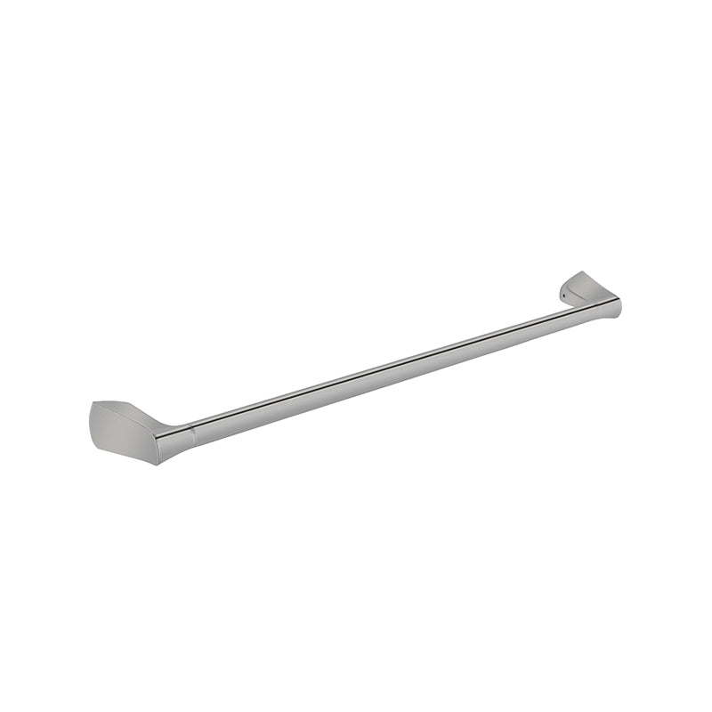 Zenmo Exon 60cm Single Towel Rail in Brushed Nickel